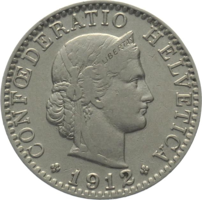 20 Rappen 1912 B